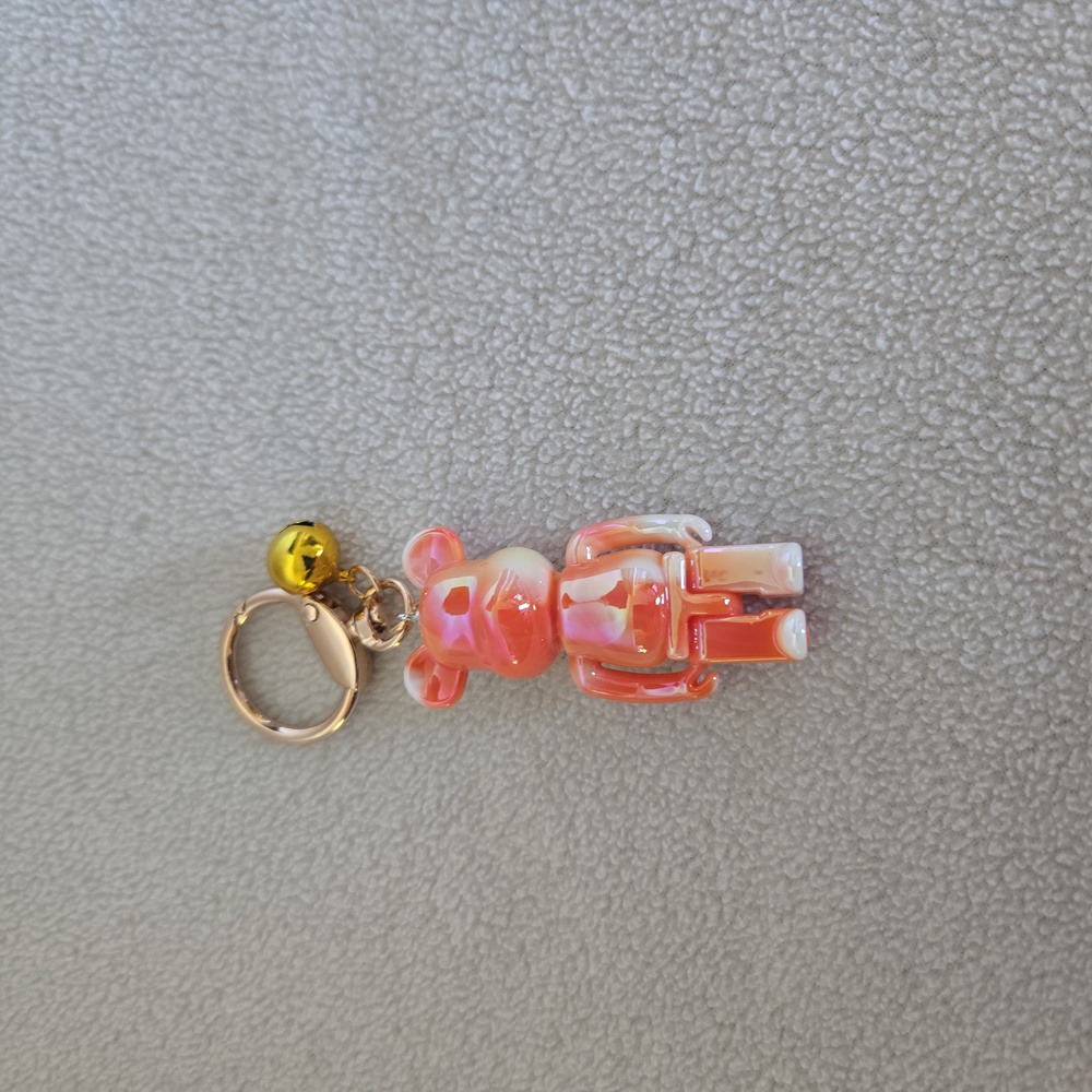 Colorful Bear Keychain/Bqg Charm